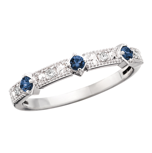 Berco Jewelry | Item | 10K Sapphire Stackable Band